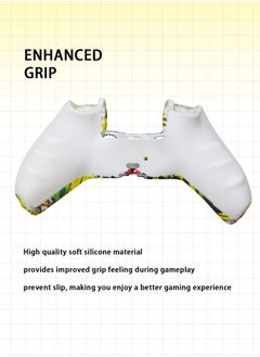 X-level Silicone Shell Accessories For Sony 5 PS5 Wireless Controller Handles With  Ergonomic Soft Ultra-Thin Silicone Protective Cover Gamepad Casefor Playstation 5 DualSense Wireless Controller  - Image 2