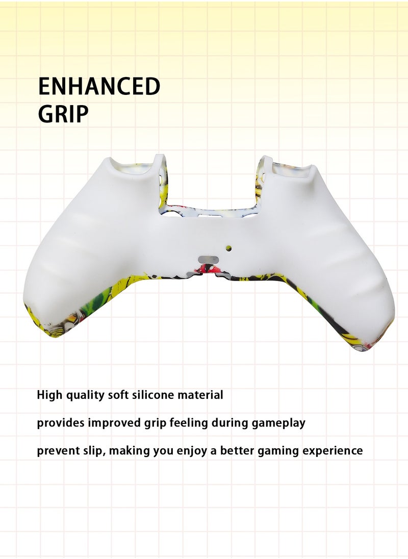X-level - Silicone Shell Accessories For Sony 5 PS5 Wireless Controller Handles With  Ergonomic Soft Ultra-Thin Silicone Protective Cover Gamepad Casefor Playstation 5 DualSense Wireless Controller - Image 1