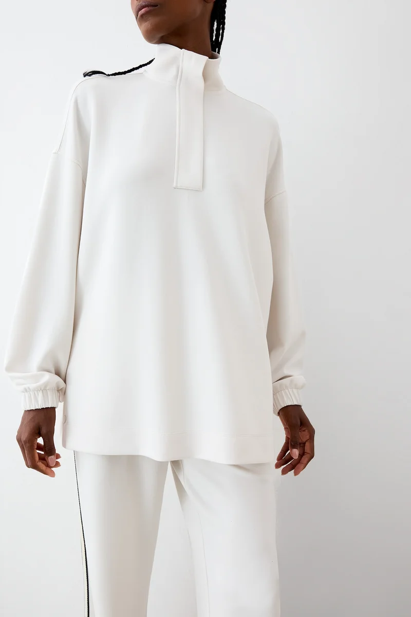 Defacto  DeFactoFit Long Fit Modal Sports Sweatshirt for Women | Best Price UAE