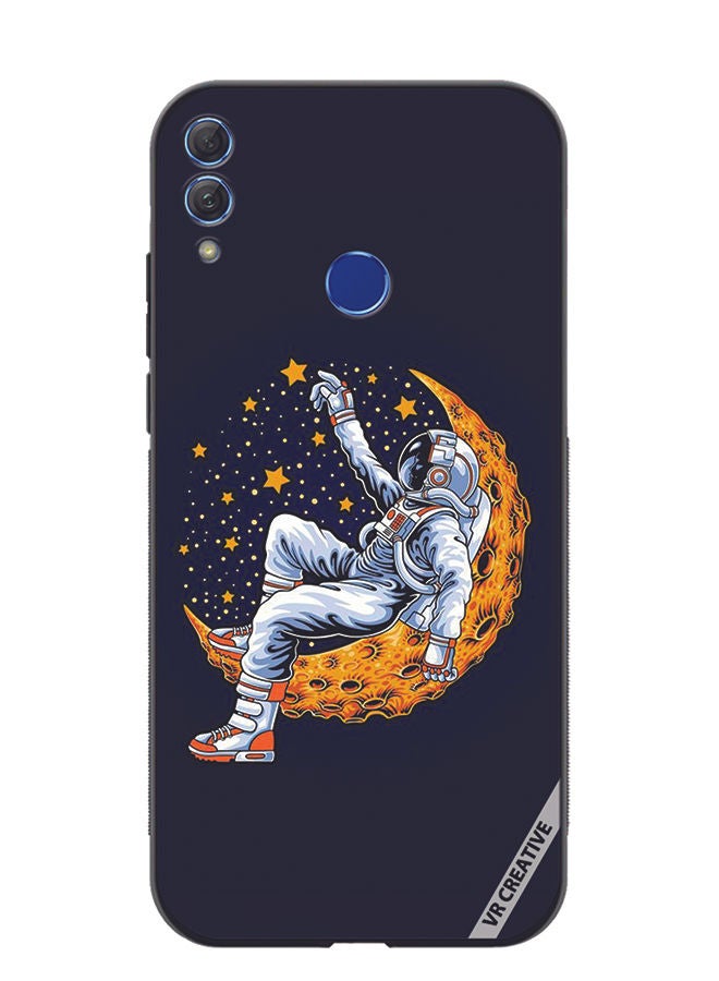 Protective Case Cover For Honor 10 Lite Astranaut4 Design Multicolour