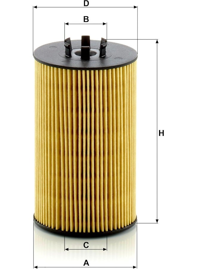 MANN FILTER MANN-FILTER HU 8012 Z Oil Filter - Cartridge - Image 3
