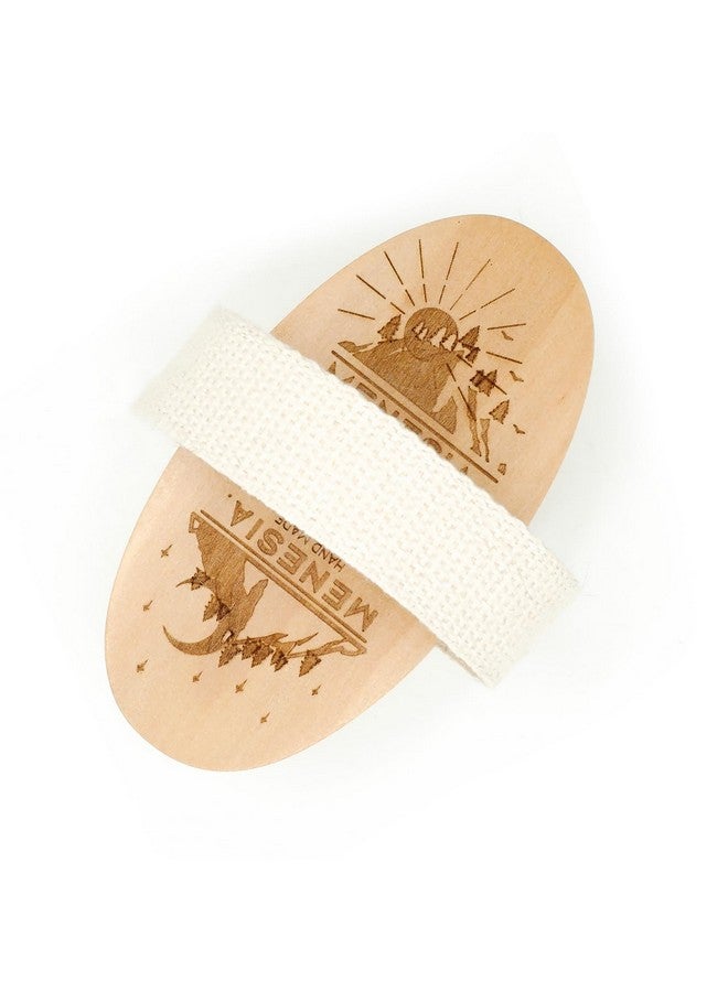 menesia Dry Body Brushexfoliating Brush For Flawless Skin Lymphatic Drainage & Blood Circulation Improvementsoft Bristle Bath Brush For Dry Skinexfoliating Body Scrubber & Foot Peel(Sun & Moon) - Image 5