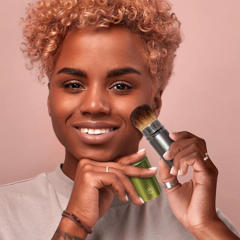 EcoTools Retractable Face Brush - Travel Kabuki Brush for Powder and Bronzer - Image 5