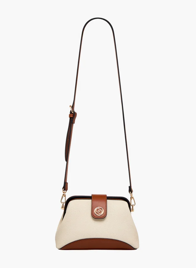 Celeste Colourblock Crossbody Bag with Adjustable Strap