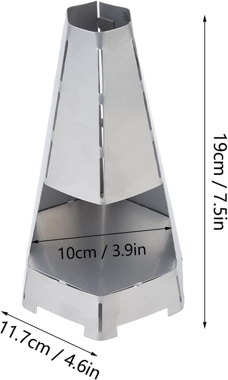 Fdit Hurricane Candle Holder - Windproof Metal Tealight for Warm Ambience - Image 3