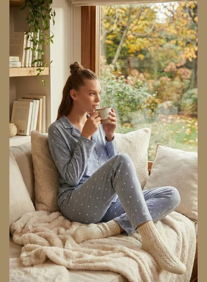 Lela Lela Stretch Standard Fit Buttoned Pajama Set Women's PAJAMA SET 60956601