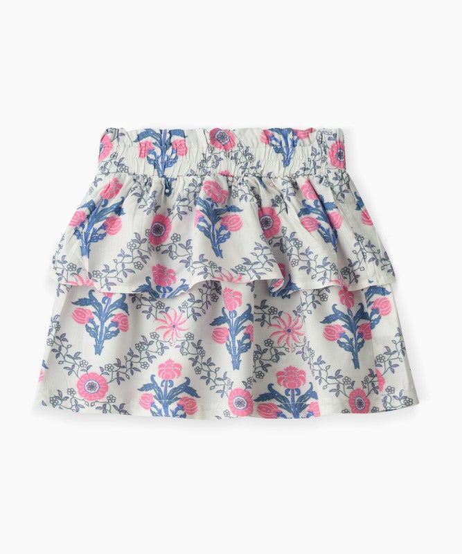 JELLIENE BEAUTIFULLY CRAFTED FLORAL PRINT SKIRT. - Image 1