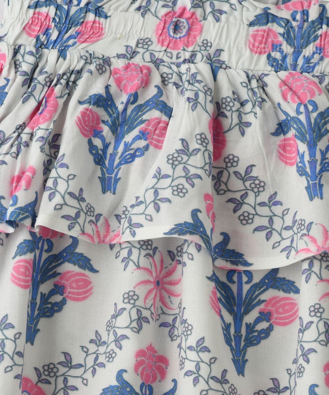 JELLIENE BEAUTIFULLY CRAFTED FLORAL PRINT SKIRT. - Image 3