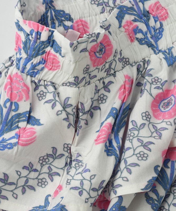JELLIENE BEAUTIFULLY CRAFTED FLORAL PRINT SKIRT. - Image 4