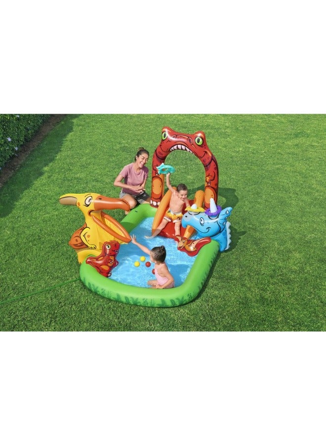 Bestway Jurassic Splash Play Center, 2.41m x 1.40m x 1.37m - Image 3
