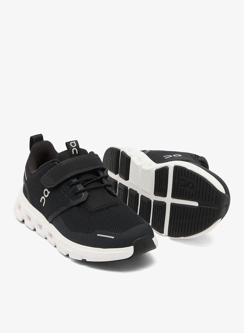 On Running Black | White Kids Cloud Play 2  | Best Price UAE