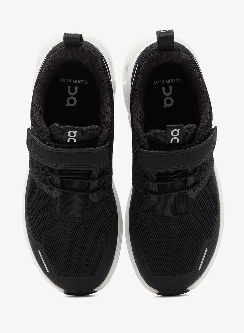 On Running Black | White Kids Cloud Play 2  | Best Price UAE