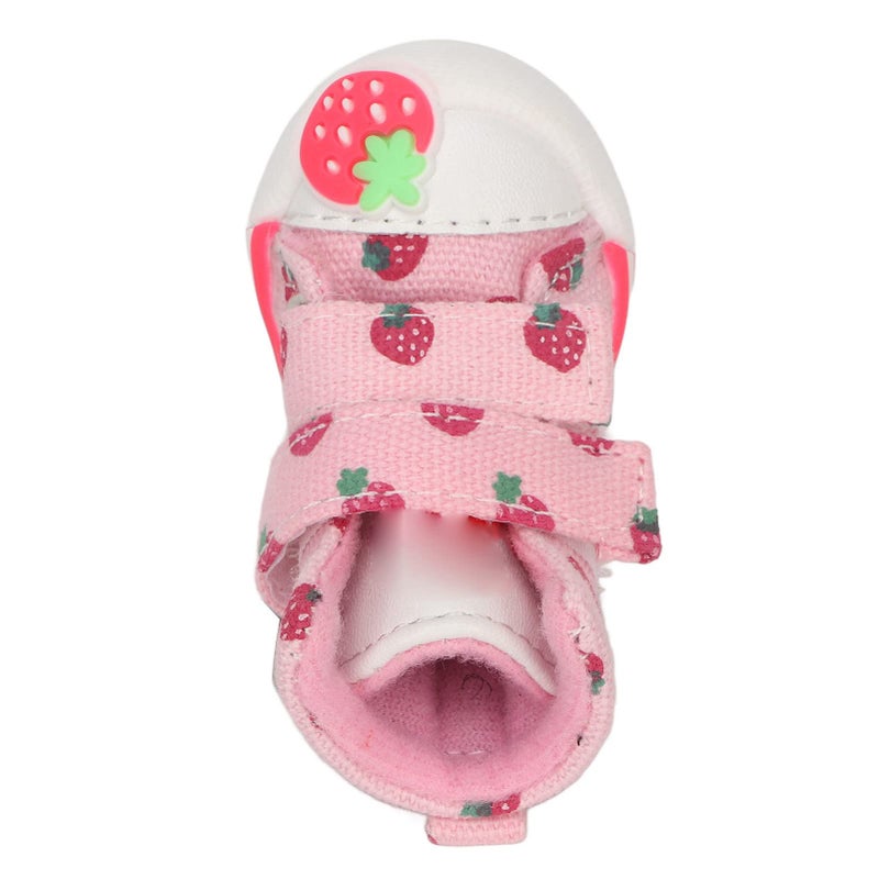 Strawberry Canvas Dog Boots For Small Dogs Slip On Breathable Size Type 5 - Image 5