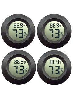 4 Pack Mini Hygrometer Thermometer Digital LCD Monitor Indoor/Outdoor Humidity Meter Gauge Temperature for Humidifiers Dehumidifiers Greenhouse Reptile Plant Humidor Fahrenheit(℉) or Celsius(℃) - pzsku/ZEAA36E42AFA70D6ED31CZ/45/_/1727174269/2d99c748-04ca-4082-8955-5ccf625b3043