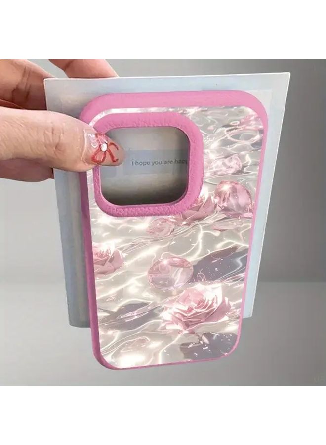 Jelly Color Beach Flower Phone Case for iPhone 12 Pro Max A-Brown - Image 1