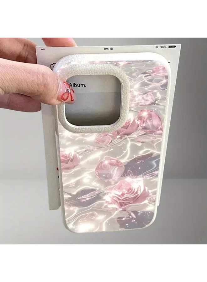 Jelly Color Beach Flower Phone Case for iPhone 12 Pro Max A-Brown - Image 3