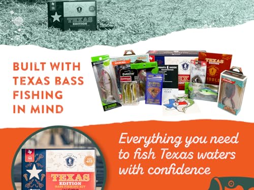 Catch Co Mystery Tackle Box Texas Bass Elite Fishing Kit 79 Freshwater Baits for Largemouth Smallmouth More Includes Exclusive Texas Decal - Image 3