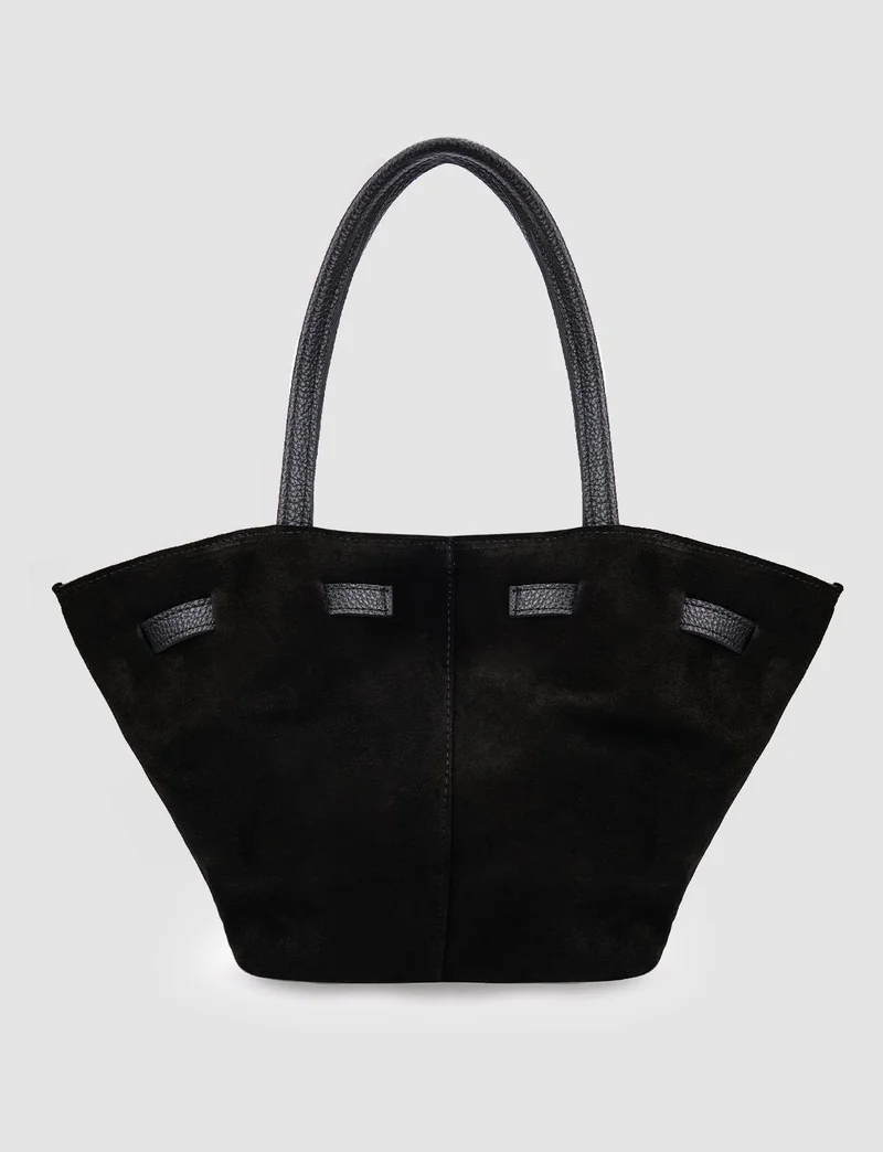كاباني 100% Genuine Leather Black Women's Shoulder Bag