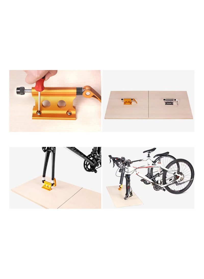 GGOOT Bicycle Front Fork Quick Release Fixed Clip Luggage Rack SUV Modified Portable Accessories Frame Storage Rack - Image 3