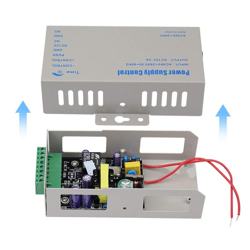 LIBO Smart Home مزود طاقة التحكم في الوصول YiToo K80 مفتاح الطاقة DC 12V 5A AC 110~260V لجميع أنواع أنظمة التحكم في الوصول قفل الباب مع تأخير زمني - Image 5