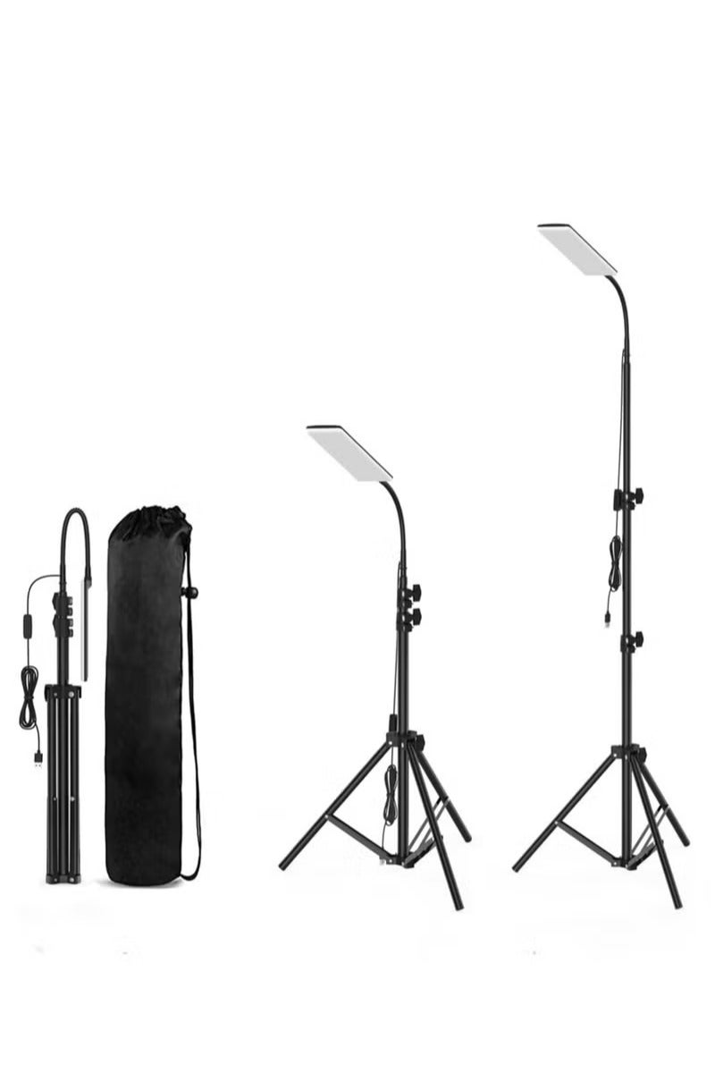 2025 ترقية متعددة الوظائف LED التخييم ضوء 1680 لومن سطوع عالي. 1.7m مرنة خرطوم معدني ثلاثي. USB / بنك الطاقة متوافق. للتخييم / البستنة / الصيد / الطوارئ - Image 1