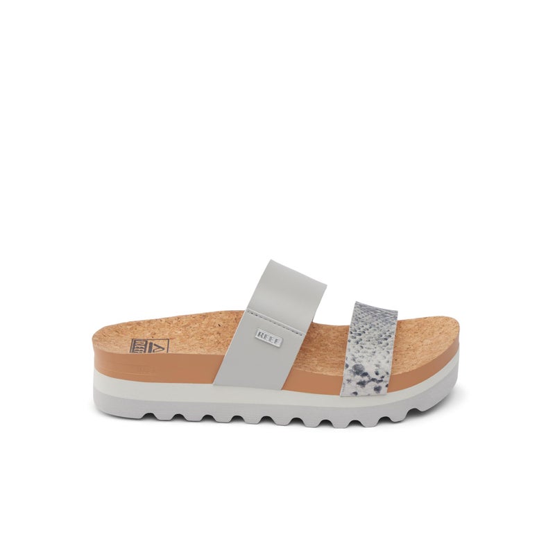 REEF Cushion Vista Hi Womens Platform Fashion Sandal, Arch Support, Ultra Soft Cushion Footbed, Snake Duo, 7 - Image 4