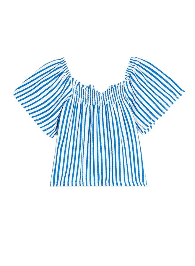 كوتون Striped Blouse