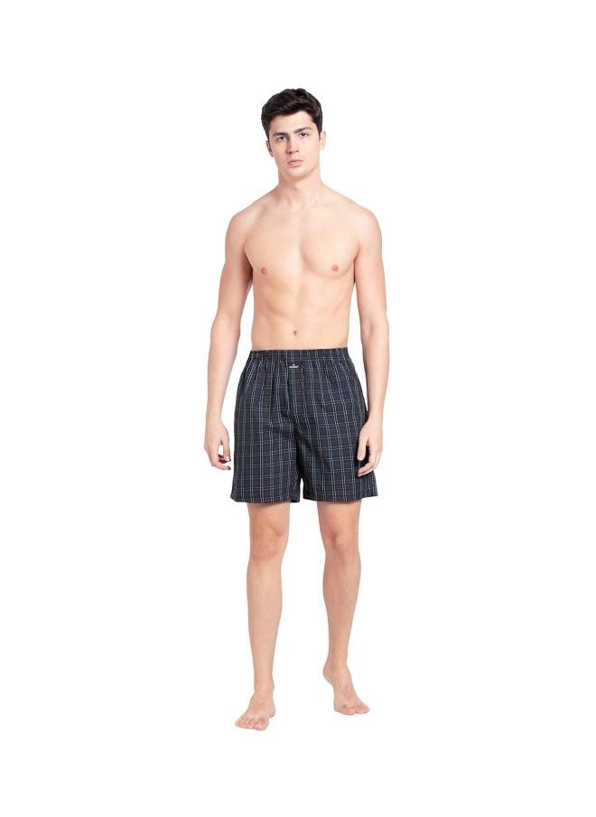 JOCKEY - شورت بوكسر رجالي من Jockey 1223 مصنوع من القطن الممشط للغاية مع جيب جانبي، عبوة من قطعتين - Image 1