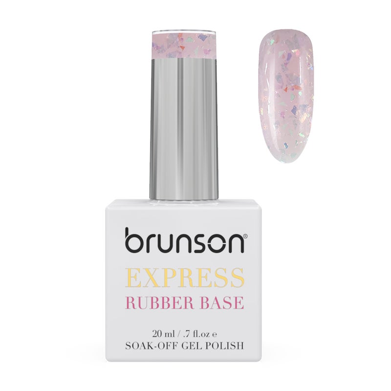 brunson TPO free Rubber Base Gel polish 20ml Soak Off Base Coat for Nail Strengthening Long Lasting Gel Polish Base for Chip Free Shine Brittle Nails UV Rubber base Russian manicure Non Yellowing salon manicure - Image 1