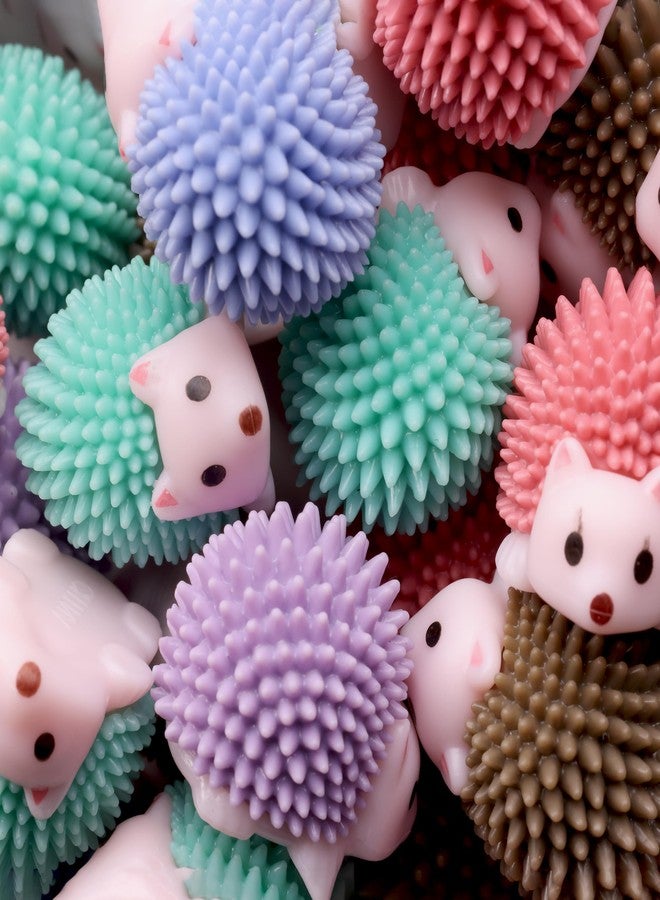 Entervending Hedgehog Toy Figurines - Wild Life Animal Figures in Bag - 30 Pcs - Figurines Party Favors for Kids - Cake Toppers - Woodland Decoration Playset - Cognitive Toys - Image 1