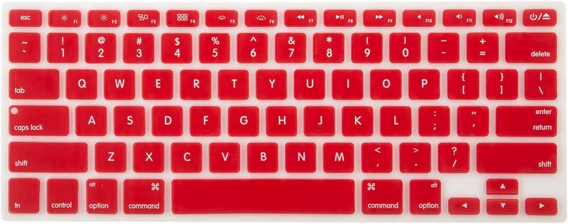 Tobo Silicone Keyboard Cover Compatible with Mac-Book Pro 13/15 Inch (with/Without Retina Display),Older Air 13 Inch (A1466 / A1369, Release 2010-2017) (Without-Touch Bar, Wine-Red)(TD-083CC) - Image 1