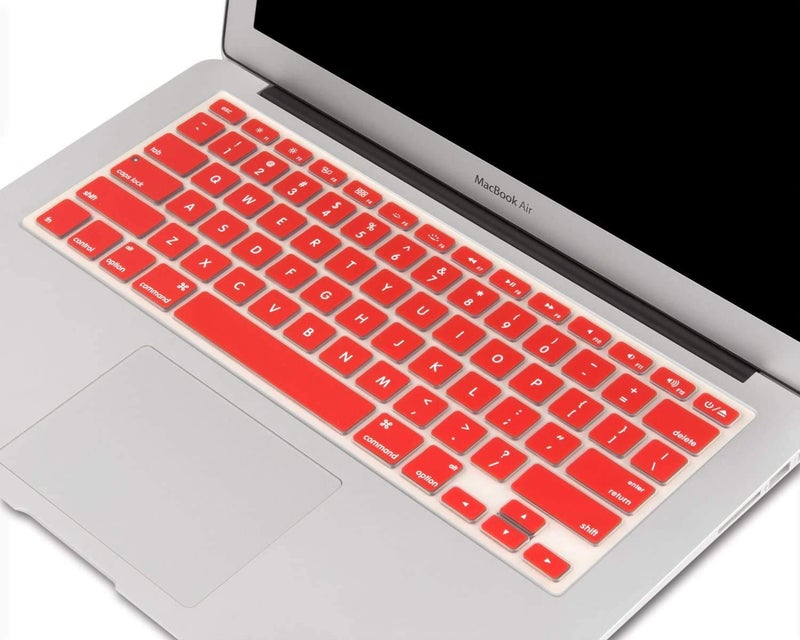 Tobo Silicone Keyboard Cover Compatible with Mac-Book Pro 13/15 Inch (with/Without Retina Display),Older Air 13 Inch (A1466 / A1369, Release 2010-2017) (Without-Touch Bar, Wine-Red)(TD-083CC) - Image 3