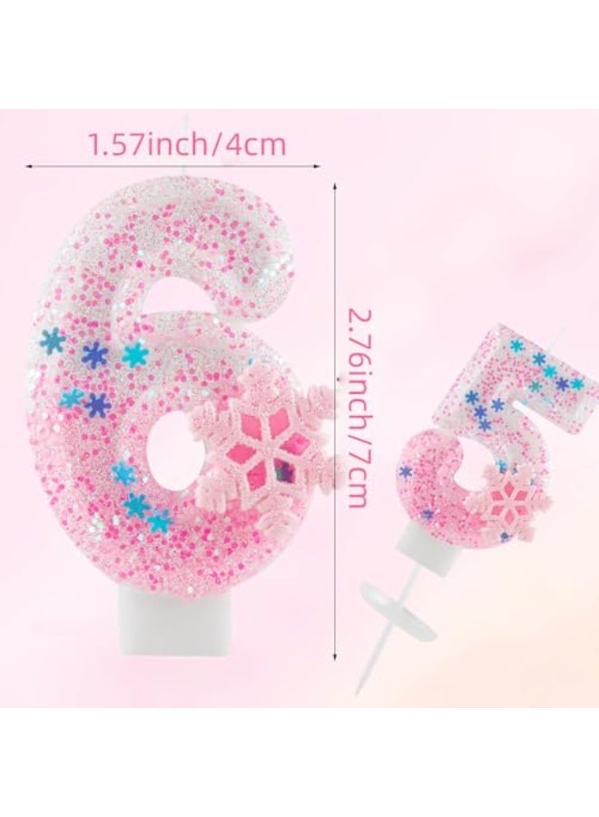 يُسلِّم شموع عيد ميلاد على شكل أرقام، شموع عيد ميلاد على شكل ندفة ثلج، زينة فاخرة للكيك، مثالية لحفلات أعياد الميلاد الشتوية، وحفلات الزفاف، والذكرى السنوية، والتجمعات العائلية، للأطفال والكبار (رقم 3). - Image 3