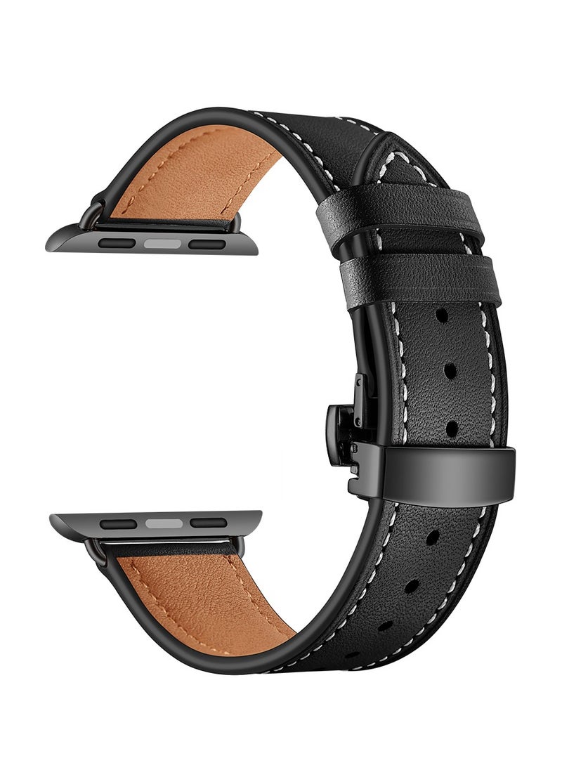 FITME Leather Replacement Band  For Apple Watch 42/44/45/49mm  - Image 1