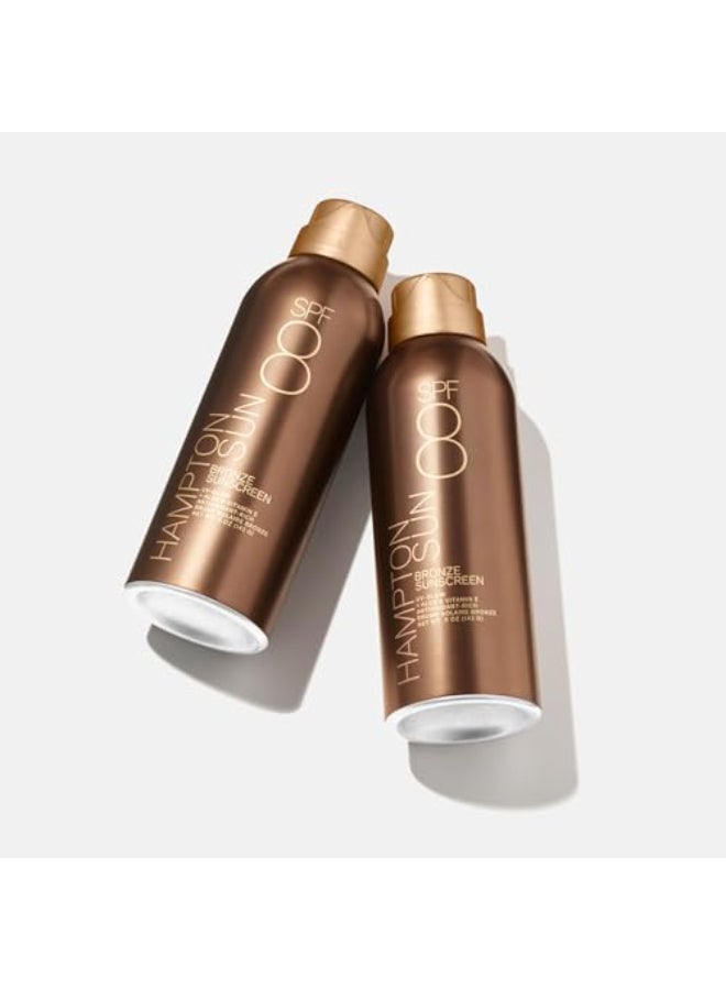 Hampton Sun SPF 8 Bronze Continuous Mist Sunscreen  Sunbathing Enhancer  Touch of Warm Bronze for an Instant Radiant Glow  AntioxidantRich Moisture with Vitamin E  Aloe Vera  OilFree - Image 4