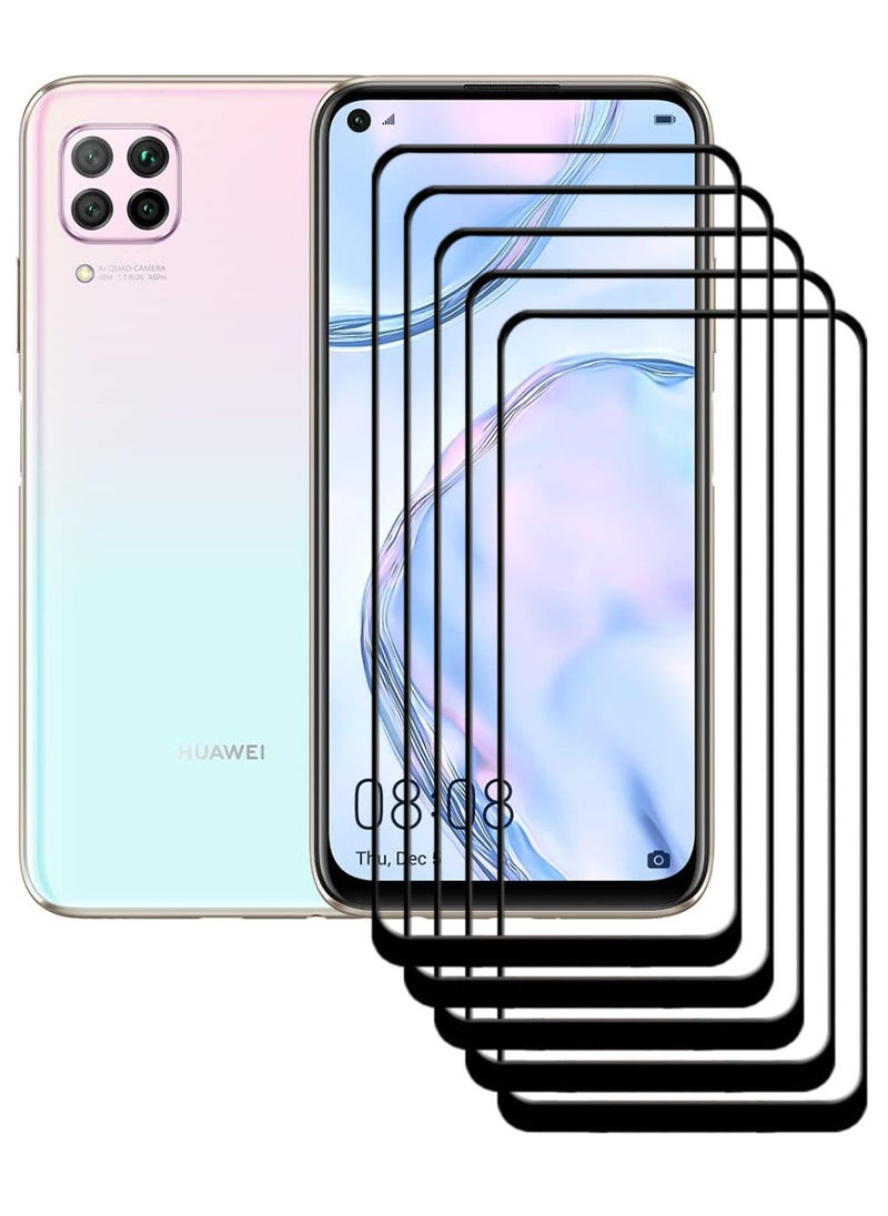 ACLIX 5 Pieces Antistatic ESD Dustproof Premium Quality High Definition Tempered Glass Screen Protector Designed For Huawei nova 7i - Image 1