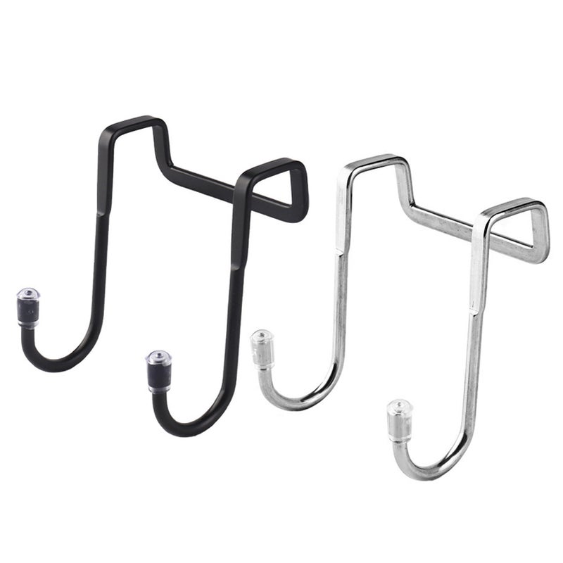 Hook Up Wall Mounted Coat Hook Rack Extra Long Cabinet Hooks No Drill Installation Anti-Slip Space Saving Coats Hats Bags Towels Organizer - Image 2