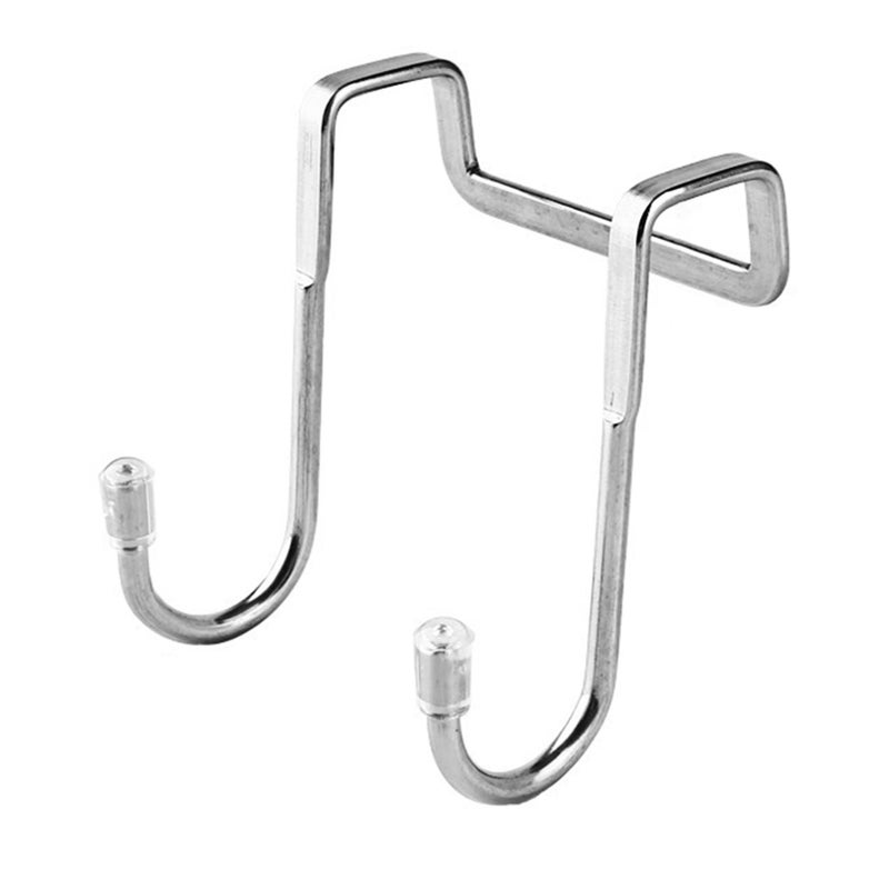 Hook Up Wall Mounted Coat Hook Rack Extra Long Cabinet Hooks No Drill Installation Anti-Slip Space Saving Coats Hats Bags Towels Organizer - Image 1