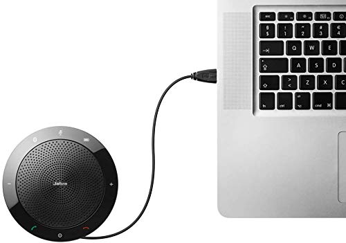 Jabra سماعة جابرا سبيك 510 UC اللاسلكية بلوتوث – جودة صوت استثنائية، سماعة مؤتمرات محمولة لعقد الاجتماعات في أي مكان - معتمدة لزوم و جوجل ميت - Image 5