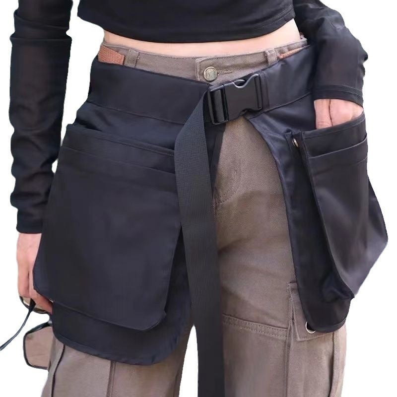 Arrival All-Match Multi-Pocket Zipper Multi-Function Running Spice Girl Waist Bag Women'S Western Style Internet Celebrating Tiktok Big Pocket - Image 5