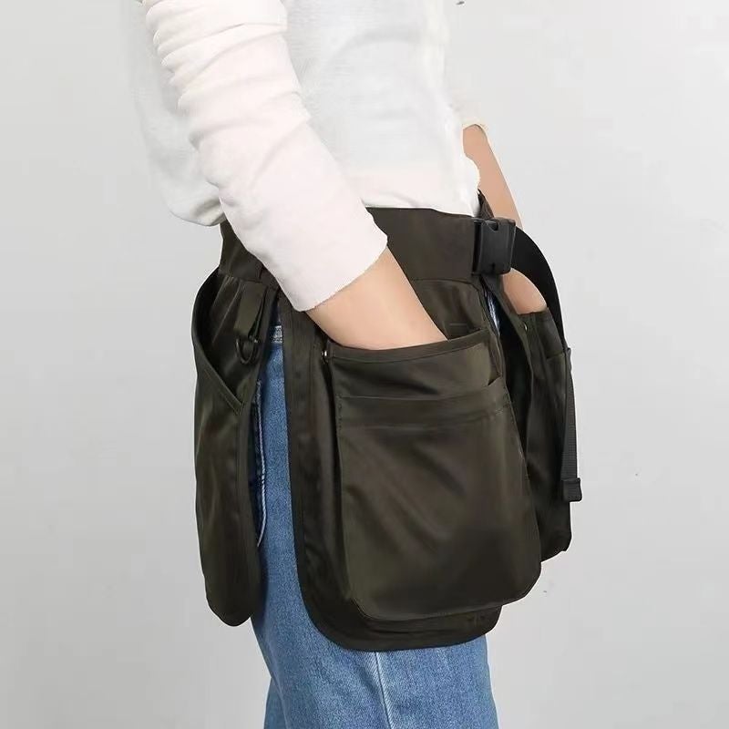 Arrival All-Match Multi-Pocket Zipper Multi-Function Running Spice Girl Waist Bag Women'S Western Style Internet Celebrating Tiktok Big Pocket - Image 4