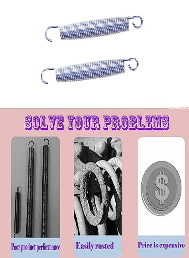 Yoblink Trampoline Springs,Trampoline Springs Heavy Duty Stainless Steel 5.5 inches Trampoline Replacement Springs 5PCS - Image 5