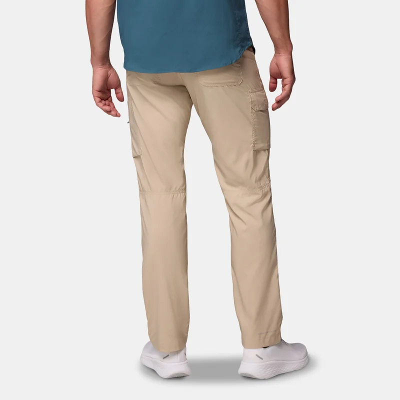 كولومبيا بنطلون رجالي للمشي لمسافات طويلة فضي