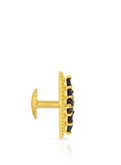 Malabar Gold and Diamonds 22 Carat 916 Purity Precia Gemstone Earrings PNAFNC064ER1Y  - Image 2