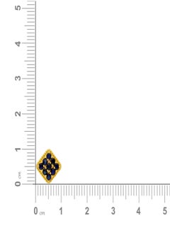 Malabar Gold and Diamonds 22 Carat 916 Purity Precia Gemstone Earrings PNAFNC064ER1Y  - Image 4