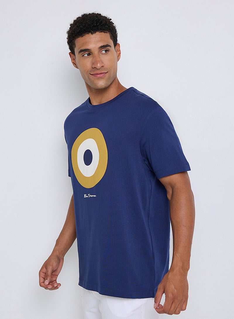 Ben Sherman Pima Signature Target Crew Neck T-Shirt - Image 4