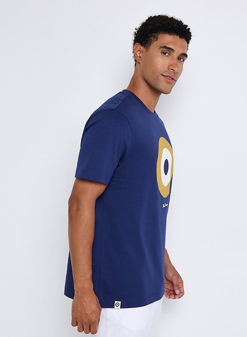 Ben Sherman Pima Signature Target Crew Neck T-Shirt - Image 3