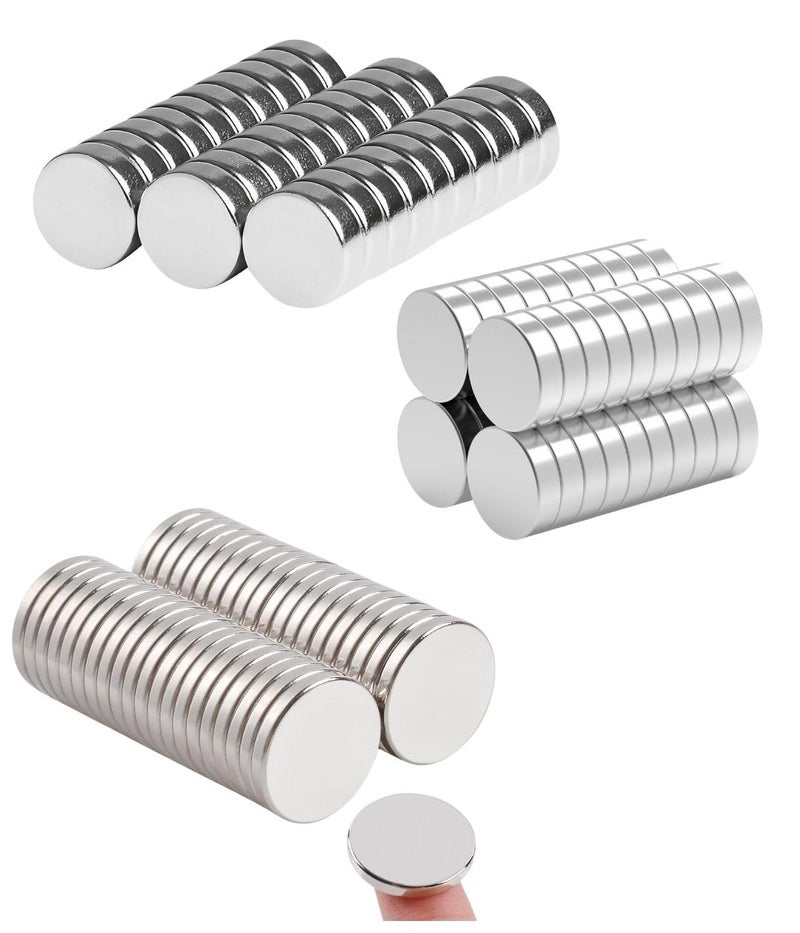 Snoogg 50 Pc of 12 x 2 mm Rare Earth Magnets Neodymium N35 disc Magnet for Whiteboard Fridge Crafts Whiteboard DIY Science Craft Office Use for 14 year age and above only - Image 3