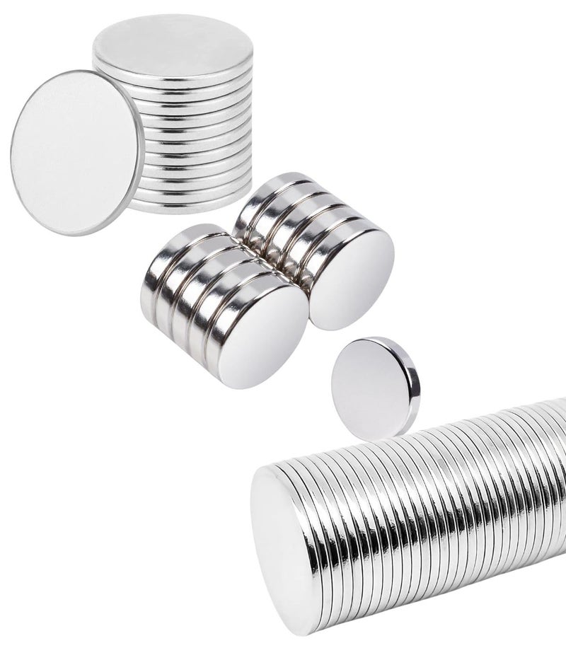 Snoogg 50 Pc of 12 x 2 mm Rare Earth Magnets Neodymium N35 disc Magnet for Whiteboard Fridge Crafts Whiteboard DIY Science Craft Office Use for 14 year age and above only - Image 4