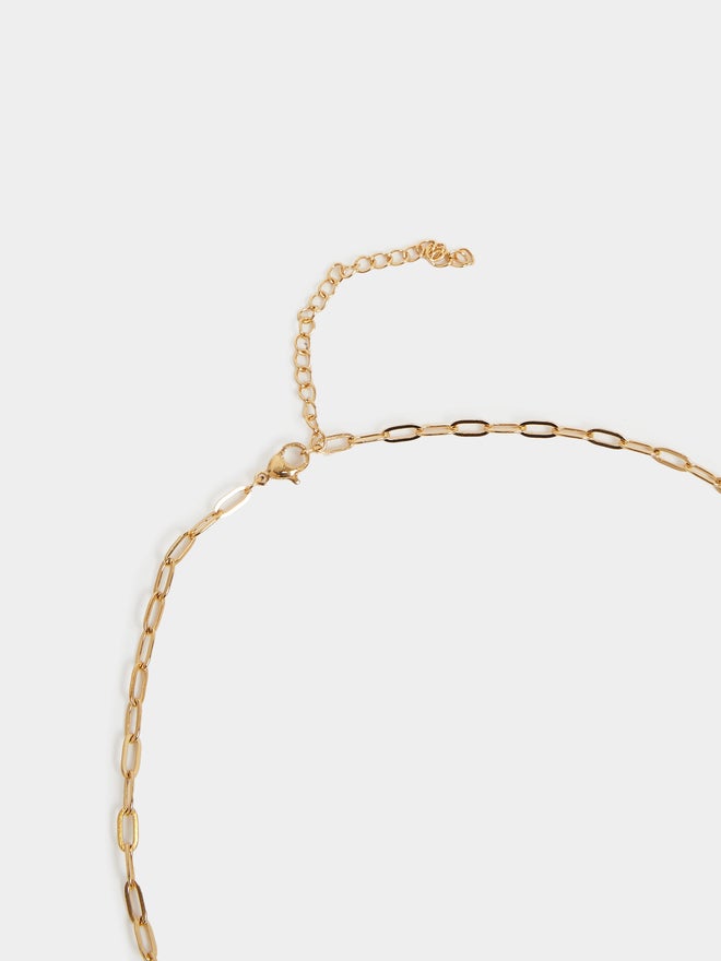 Styli Styli Sea Shell Charm Link Necklace with Lobster Clasp  - Image 4